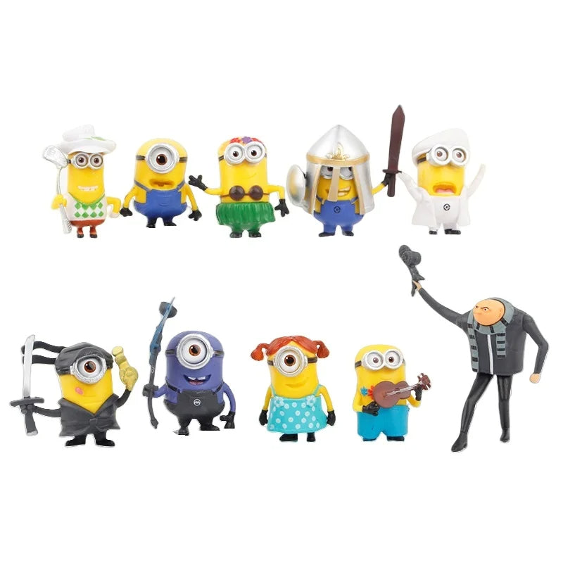 Figurines des minions, pour enfant ou collection, jouet