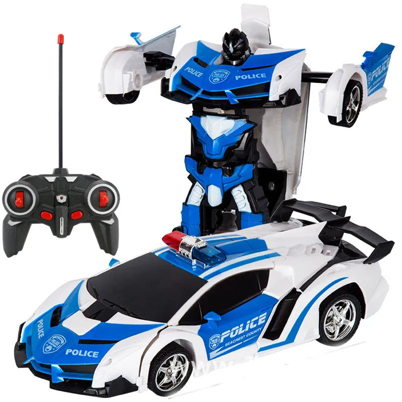 Robot transformer jouet télécommandé pour enfant