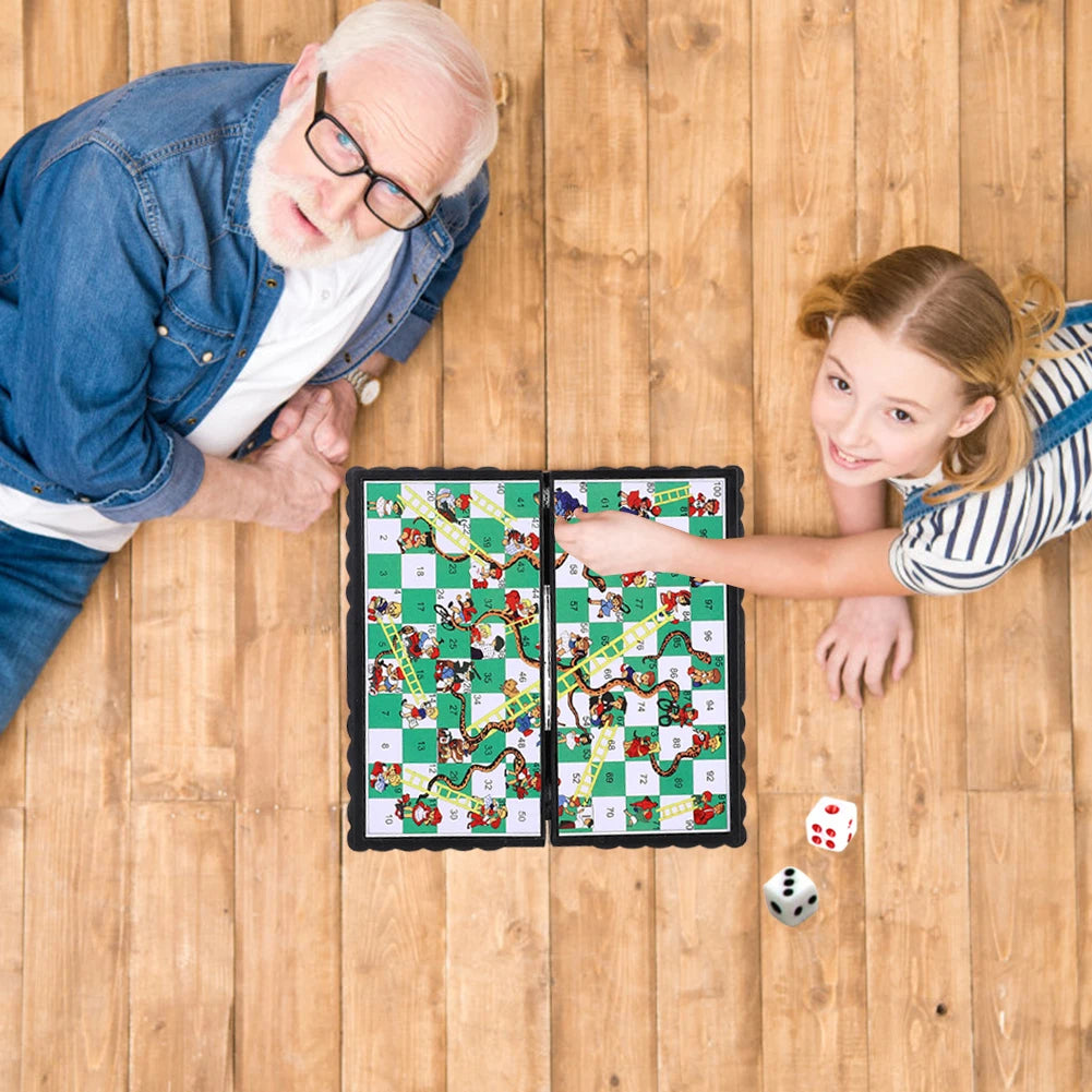 Jeu de serpent et échelle, jeu société pour enfant