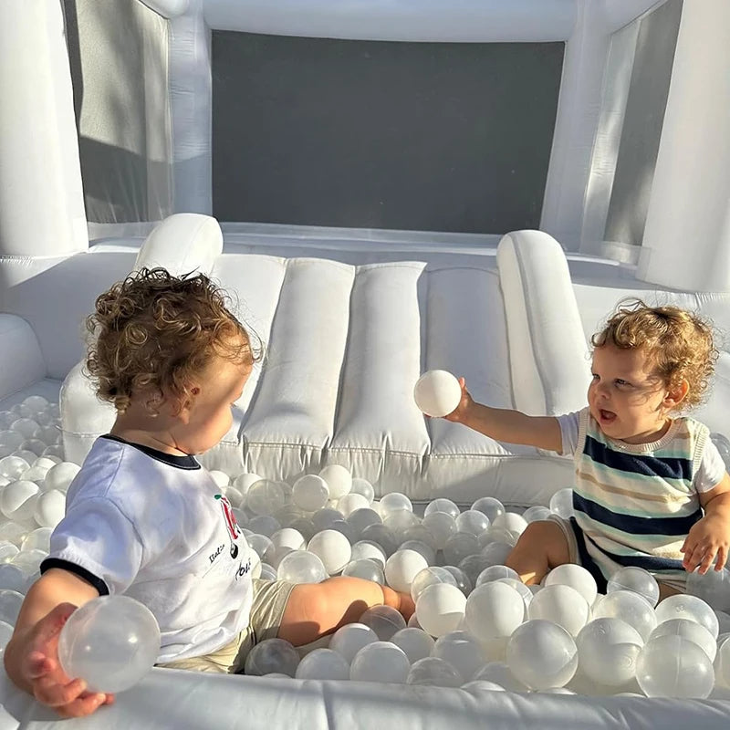 Jeu gonflable avec piscine à balles, toboggan, extérieur, pour enfant, anniversaire, évènement