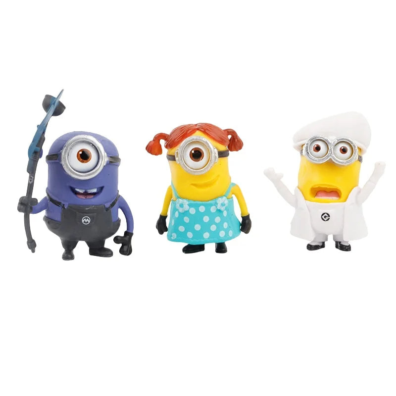 Figurines des minions, pour enfant ou collection, jouet