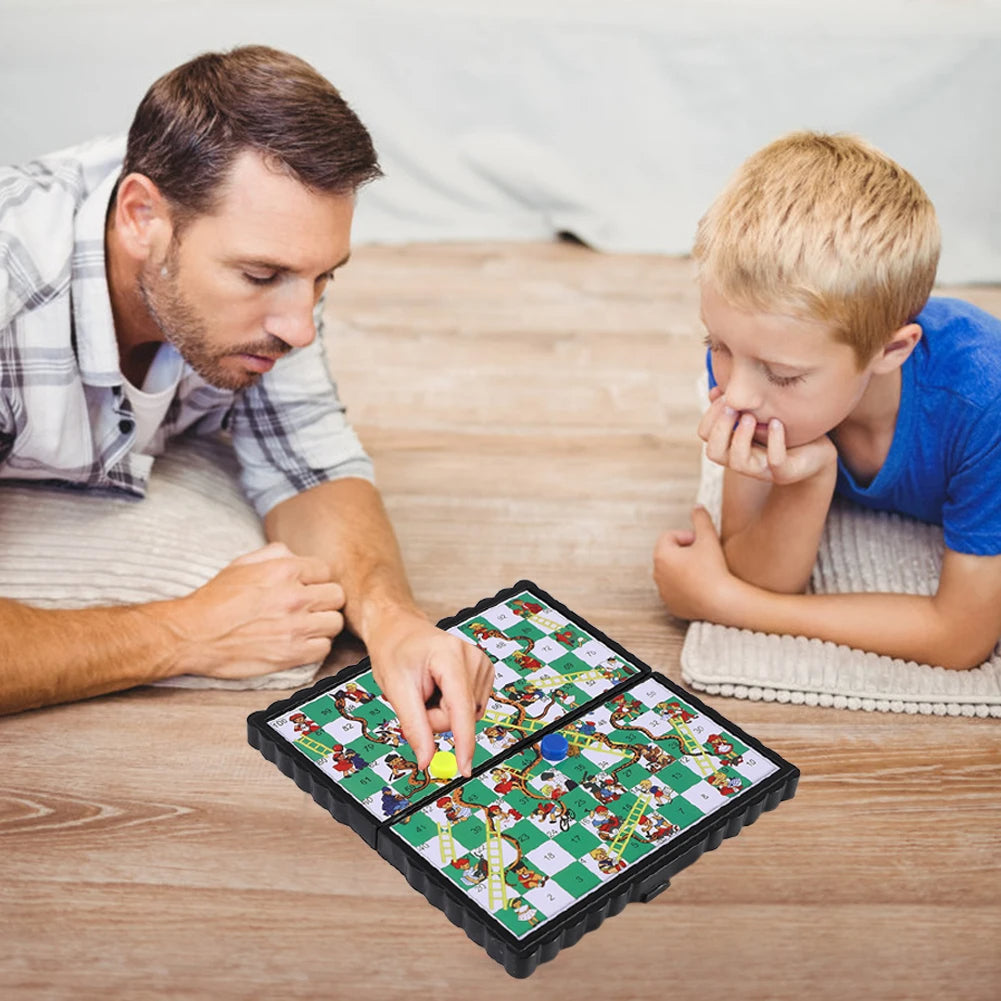 Jeu de serpent et échelle, jeu société pour enfant