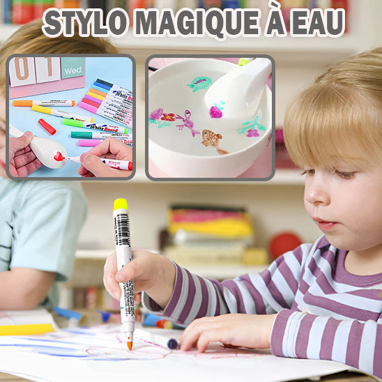 Stylo magique à eau, dessiner, enfant