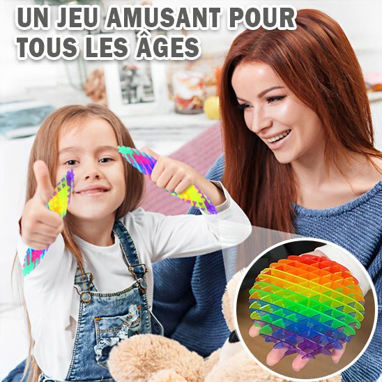 Jeu 3D, puzzle, forme et couleur pour enfant