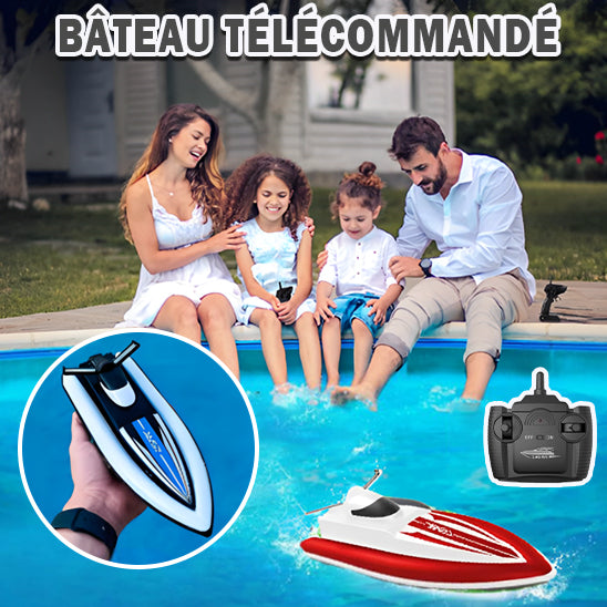 Bateau télécommandé double élices aquatique