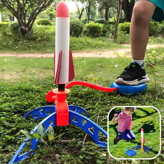 Lanceur de fusée orientable pour enfant