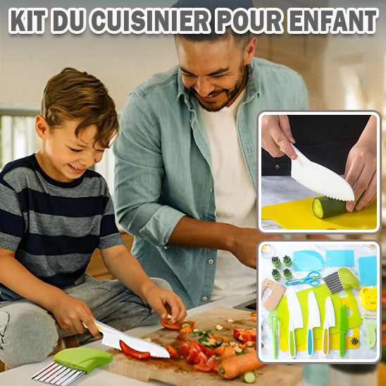 Kit cuisine du chef plastique pour enfant