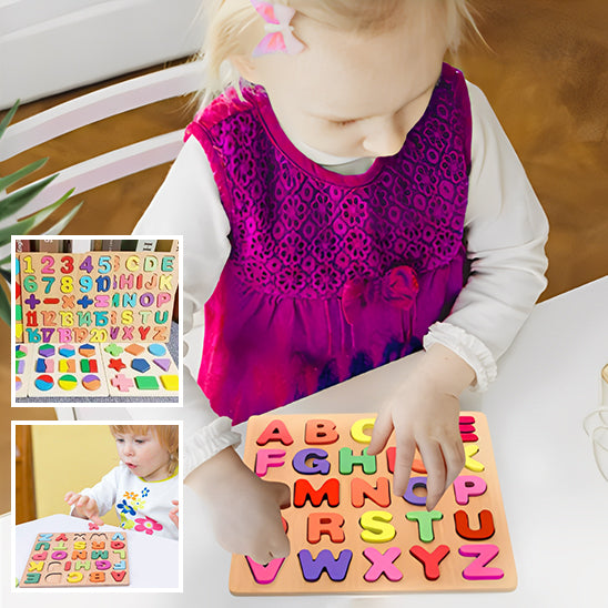 Puzzle 3D en bois pour enfant