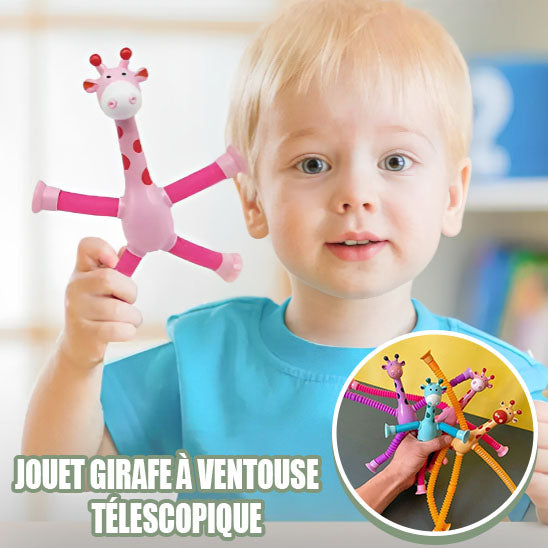 Girafe téléscopique jeu sensoriel enfant anti-stress