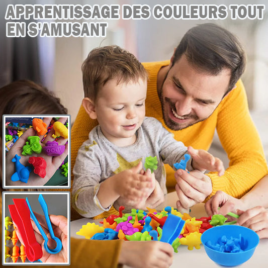 Jeu d'association des couleurs Montessori