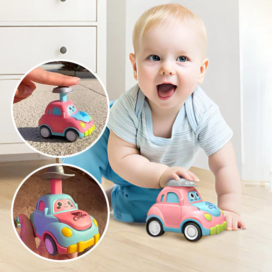 Petite voiture à poussoir pour enfant