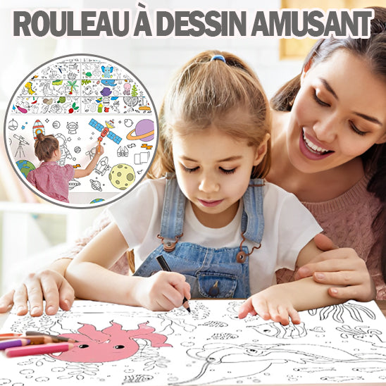 Rouleaux de dessin à colorier