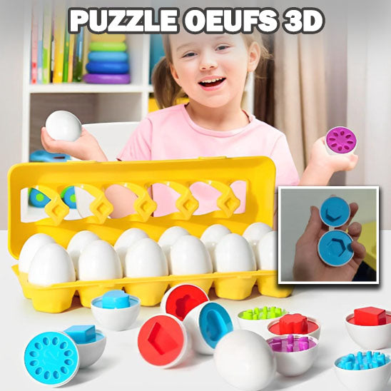 Puzzle bebe œuf coco