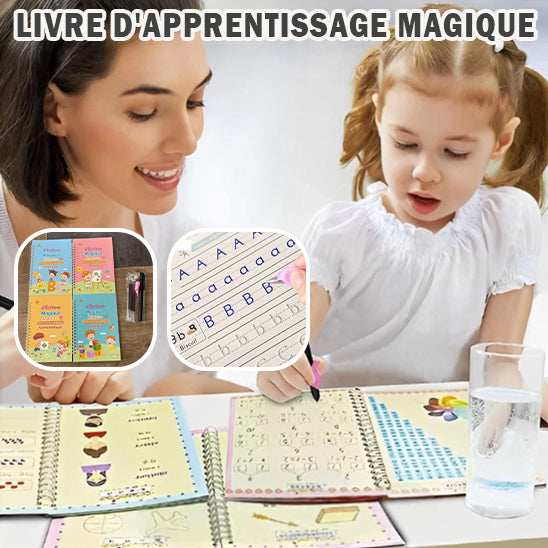 Cahier magique d'apprentissage pour enfant