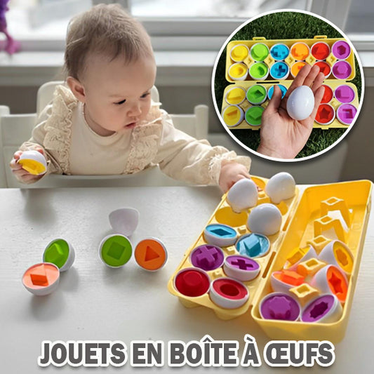 Jouet boîte à oeufs jeunes enfants