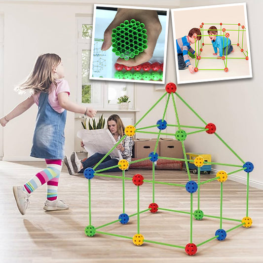 Jeu de création de cabane pour enfant