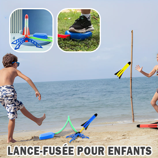 Lanceur de fusée orientable pour enfant