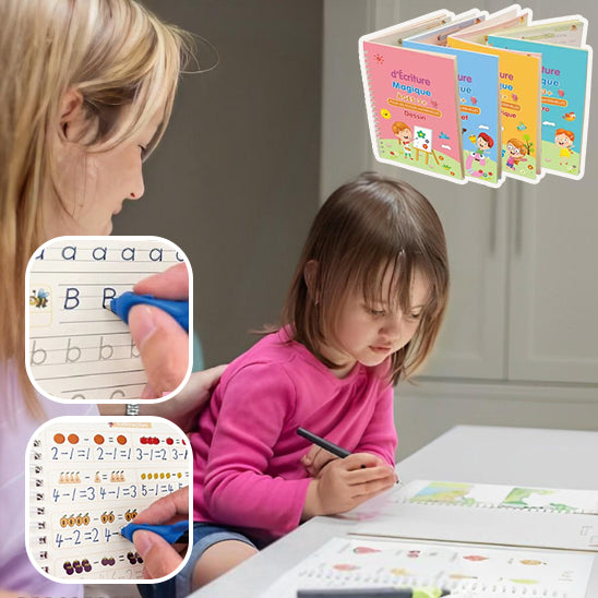 Cahier magique d'apprentissage pour enfant