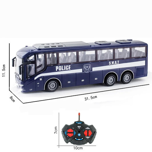 Autobus de police téléguidé