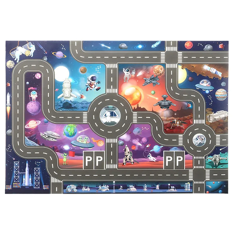 Tapis de Jeu carte routière